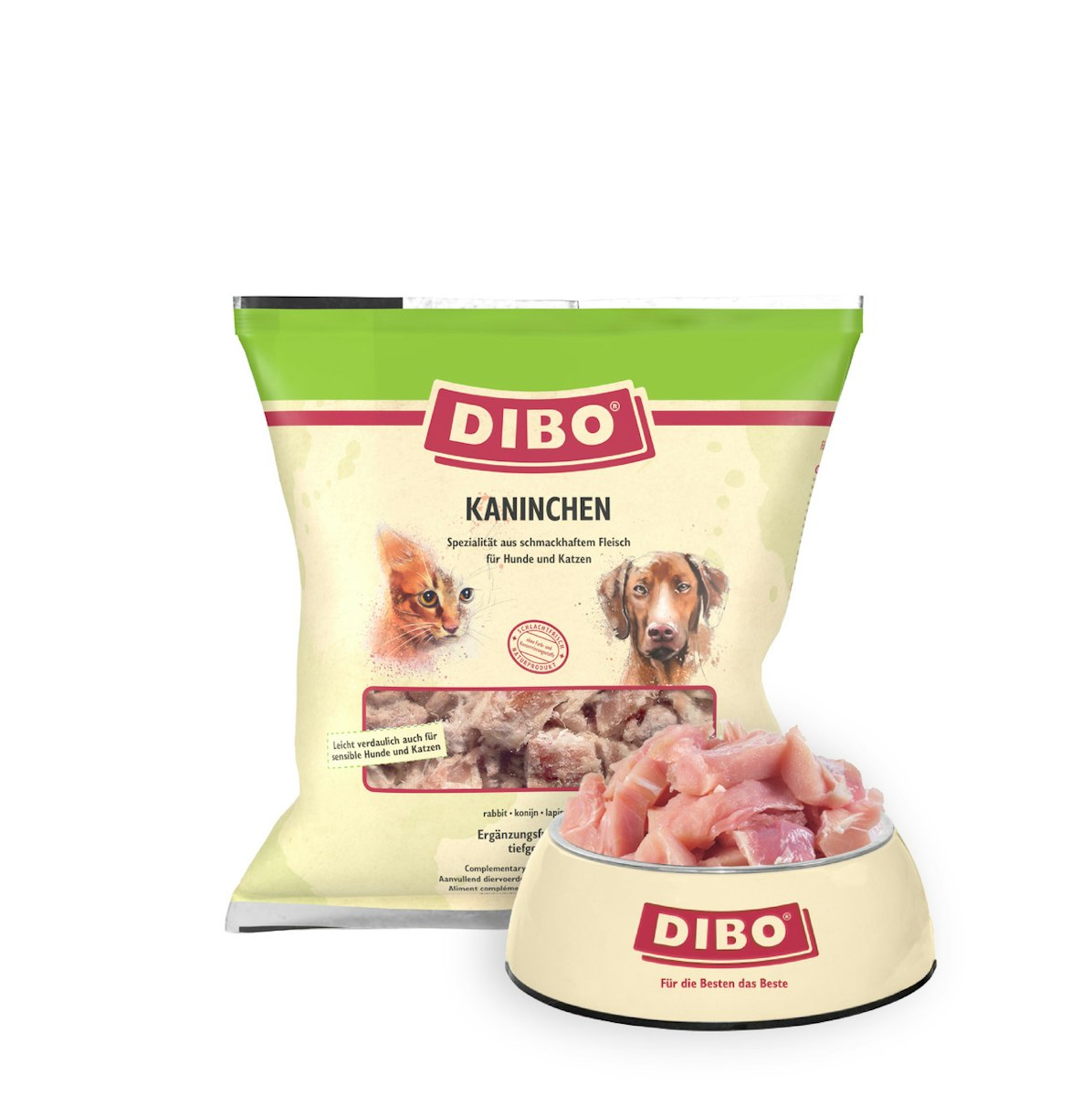 DIBO Kaninchen Spezialfutter / Frostfutter für Hunde und Katzen von DIBO