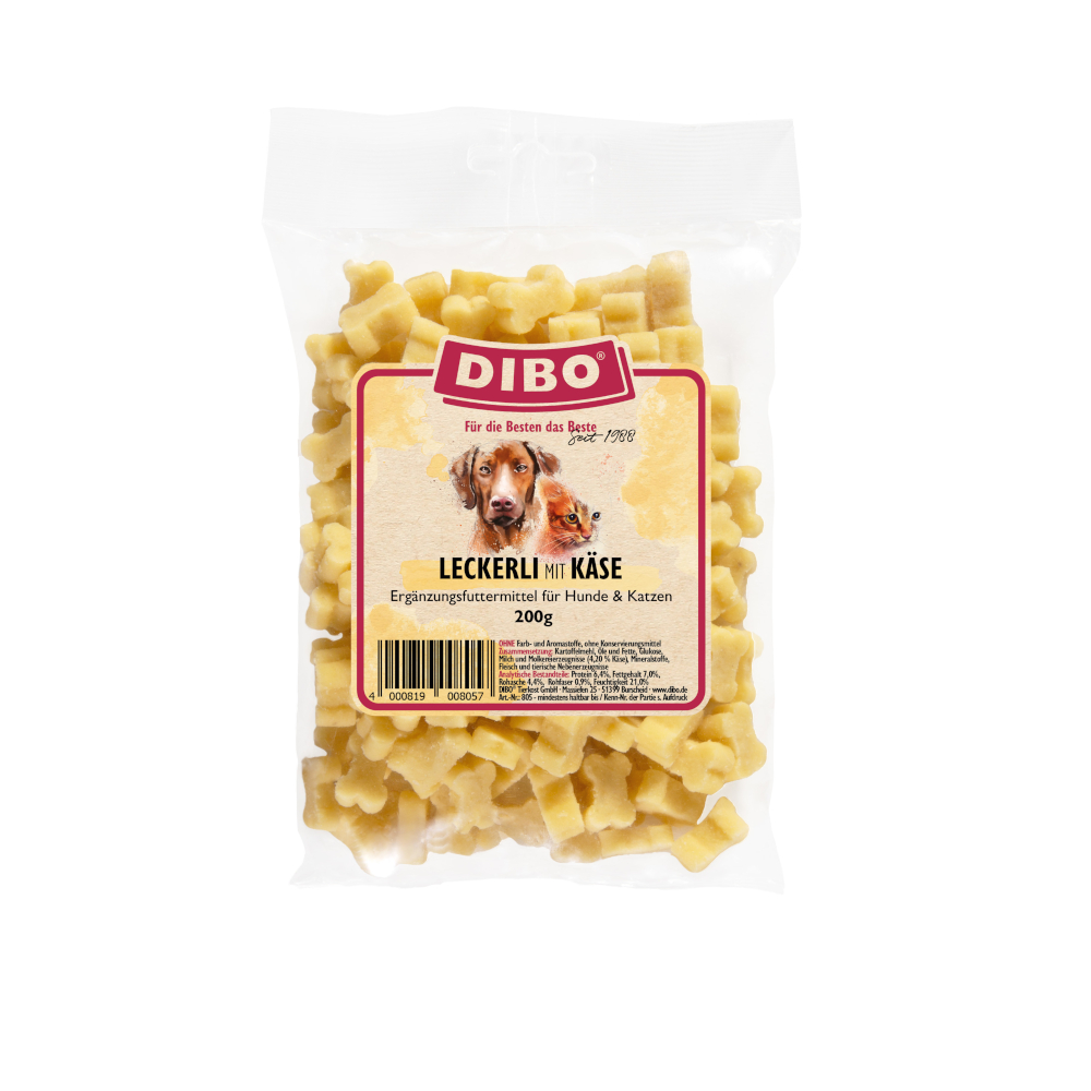 DIBO Leckerli mit Käse - Sparpaket: 3 x 200 g DIBO Leckerli mit Käse - Sparpaket: 3 x 200 g von DIBO
