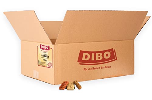 DIBO Mini-Tandem-Kuchen, 10kg-Karton, Backwaren als gesunde, natürliche Ernährung für Hunde, Hundefutter, Barf, B.A.R.F., Leckerli, Hundekekse von DIBO