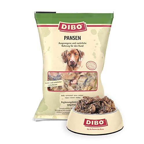 DIBO Pansen, 3 x 2.000g-Beutel, Tiefkühlfutter, gesunde, natürliche Ernährung für Hunde, Hundefutter, Barf, B.A.R.F. von DIBO