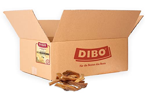DIBO Rindernackensehnen, 5kg-Karton, der kleine Naturkau-Snack oder Leckerli für Zwischendurch, Hundefutter, Qualitätskauartikel ohne Chemie von DIBO