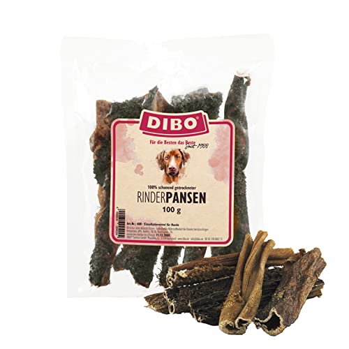 DIBO Rinderpansen, 100g-Beutel, der kleine Naturkau-Snack oder Leckerli für Zwischendurch, Hundefutter, Qualitätskauartikel ohne Chemie von DIBO DIBO Rinderpansen, 100g-Beutel, der kleine Naturkau-Snack oder Leckerli für Zwischendurch, Hundefutter, Qualitätskauartikel ohne Chemie von DIBO von DIBO