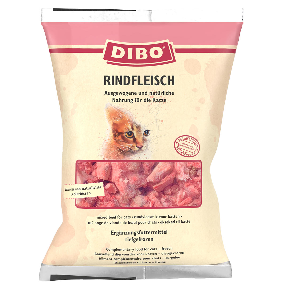 DIBO Rindfleisch für Katzen 24x500 g von DIBO