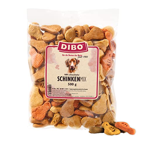 DIBO Schinken-Mix, 500g-Beutel, Backwaren als gesunde, natürliche Ernährung für Hunde von DIBO, Hundefutter, Barf, B.A.R.F., Leckerli, Hundekekse von DIBO