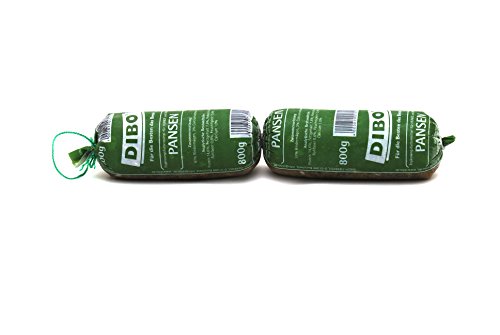 DIBO Tiefkühlwurst Pansen, 8 x 800g, Tiefkühlfutter, gesunde, natürliche Ernährung für Hunde, Hundefutter, Barf, B.A.R.F. von DIBO