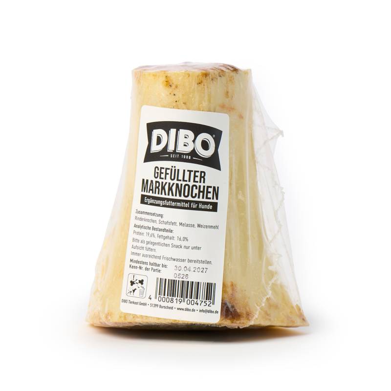 DIBO gefüllter Markknochen - 1 Stück ca. 200 g DIBO gefüllter Markknochen - 1 Stück ca. 200 g von DIBO