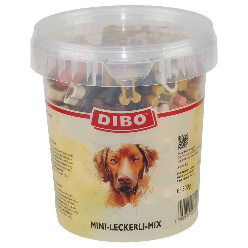 DIBO Mini Leckerli-Mix im Eimer - Sparpaket: 3 x 500 g von DIBO
