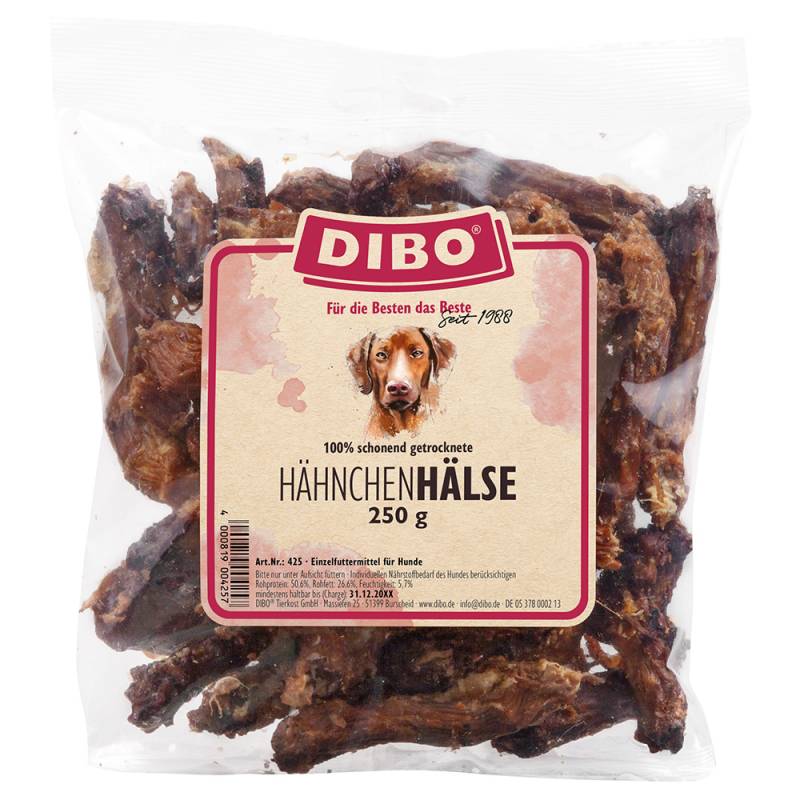DIBO Hähnchen-Hälse - Sparpaket: 3 x 250 g von DIBO