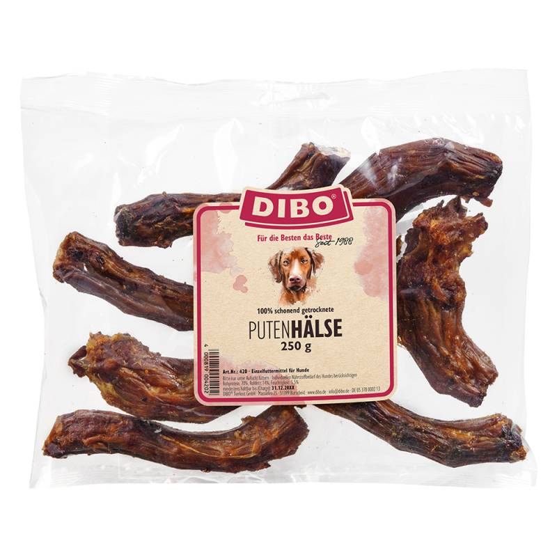 Dibo Premium Putenhälse - Sparpaket: 3 x 250 g von DIBO