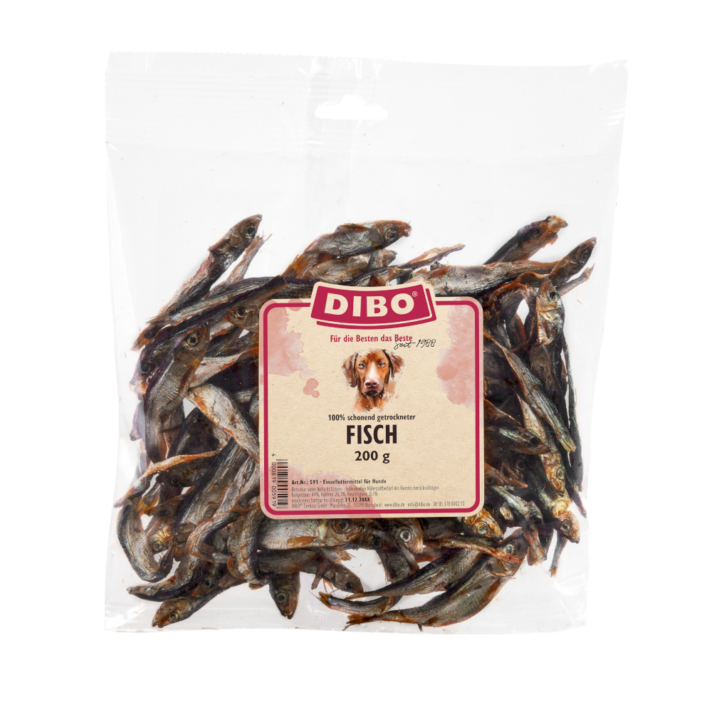 Dibo Trockenfisch - Sparpaket: 2 x 200 g Dibo Trockenfisch - Sparpaket: 2 x 200 g von DIBO