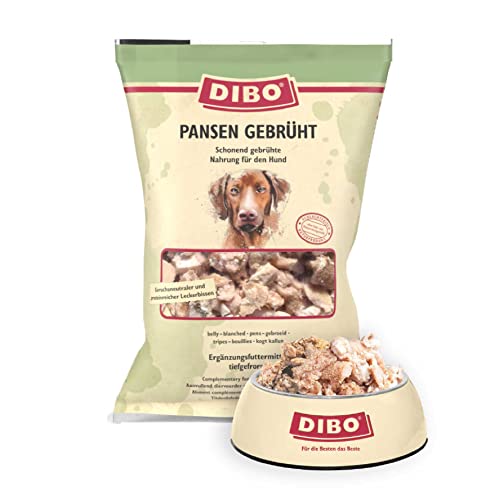 DIBO Pansen gebrüht, 3 x 2.000g-Beutel, Tiefkühlfutter, gesunde, natürliche Ernährung für Hunde, Hundefutter, Barf, B.A.R.F. von DIBO