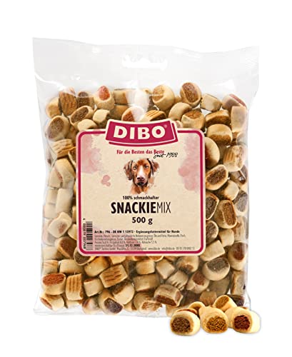 Snackie-Mix, 500g-Beutel, Backwaren als gesunde, natürliche Ernährung für Hunde von DIBO, Hundefutter, Barf, B.A.R.F., Leckerli, Hundekekse von DIBO