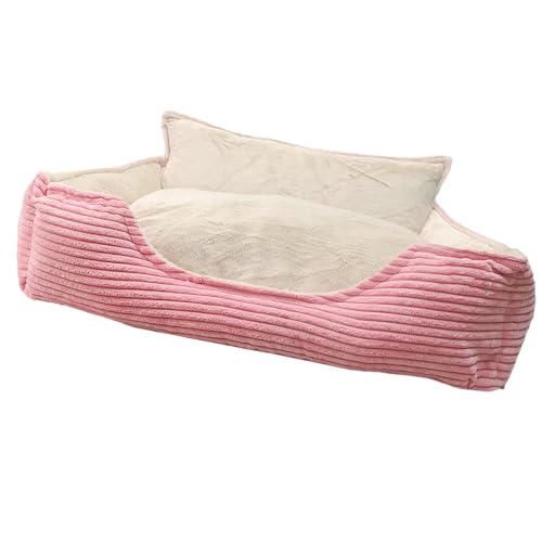 DIDILLX Abnehmbares, waschbares Hundebett, schöne Katzen-Couch, flauschig, beruhigt, weiches Couchbett für Wärme und Erholung DIDILLX Abnehmbares, waschbares Hundebett, schöne Katzen-Couch, flauschig, beruhigt, weiches Couchbett für Wärme und Erholung von DIDILLX