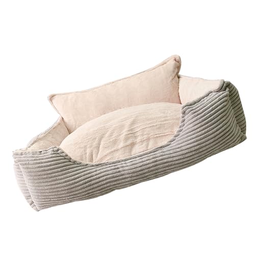 DIDILLX Abnehmbares, waschbares Hundebett, schöne Katzen-Couch, flauschig, beruhigt, weiches Couchbett für Wärme und Erholung DIDILLX Abnehmbares, waschbares Hundebett, schöne Katzen-Couch, flauschig, beruhigt, weiches Couchbett für Wärme und Erholung von DIDILLX