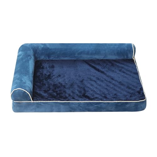 DIDILLX Haustier-Sofa für kleine Hunde mit doppelter Kopfstütze, Eierkiste, Schaumstoff, waschbar, Couch, Bett, rutschfestes Hunde-Schlafkissen DIDILLX Haustier-Sofa für kleine Hunde mit doppelter Kopfstütze, Eierkiste, Schaumstoff, waschbar, Couch, Bett, rutschfestes Hunde-Schlafkissen von DIDILLX