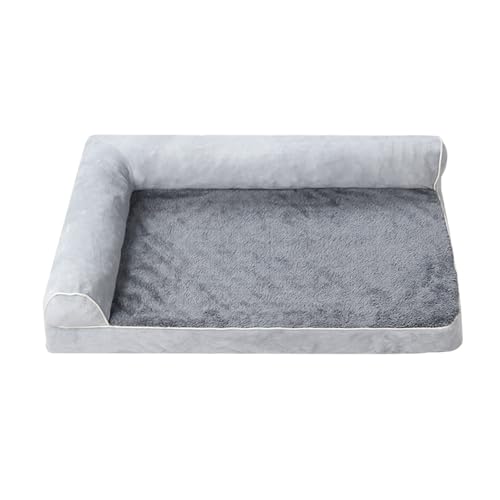 DIDILLX Haustier-Sofa für kleine Hunde mit doppelter Kopfstütze, Eierkiste, Schaumstoff, waschbar, Couch, Bett, rutschfestes Hunde-Schlafkissen DIDILLX Haustier-Sofa für kleine Hunde mit doppelter Kopfstütze, Eierkiste, Schaumstoff, waschbar, Couch, Bett, rutschfestes Hunde-Schlafkissen von DIDILLX