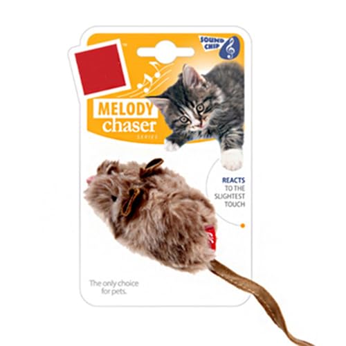 DIDILLX Interaktiv Katzen Spielzeug Zwitschern Vogelspielzeug Melodien Katzen Spielzeug Katzen Trainingsspielzeug für Indoor Vogel Befestigung von DIDILLX