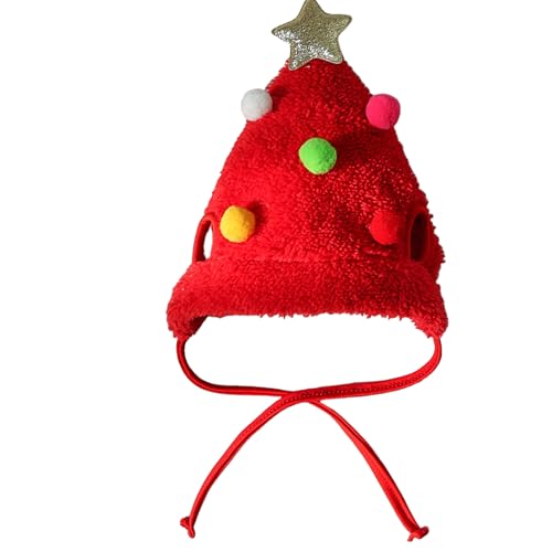 DIDILLX Rentier-Weihnachtsbaum-Kopfbedeckung, Hut für Haustier-Dekorationen, Rentier, Stern, Pompons, Weihnachten, Hunde-Kopfbedeckung, Foto-Requisiten DIDILLX Rentier-Weihnachtsbaum-Kopfbedeckung, Hut für Haustier-Dekorationen, Rentier, Stern, Pompons, Weihnachten, Hunde-Kopfbedeckung, Foto-Requisiten von DIDILLX