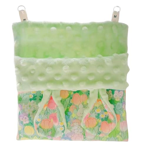 DIDILLX Samt-Schlafsack, zum Aufhängen, Käfigbett, weiche Haustier-Hängematte, Plüsch, Tierbett für Hamster und Eichhörnchen DIDILLX Samt-Schlafsack, zum Aufhängen, Käfigbett, weiche Haustier-Hängematte, Plüsch, Tierbett für Hamster und Eichhörnchen von DIDILLX