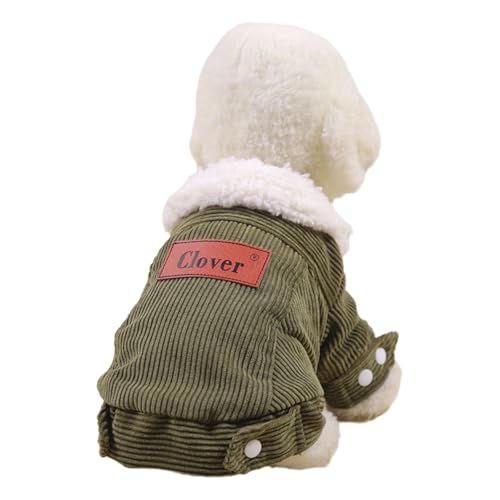 DIDILLX Warmer Hundemantel mit zwei Beinen für Outdoor-Aktivitäten, warmer Fleece-Mantel, winddichtes Outfit, modische kleine Hundekleidung für Chihuahuas DIDILLX Warmer Hundemantel mit zwei Beinen für Outdoor-Aktivitäten, warmer Fleece-Mantel, winddichtes Outfit, modische kleine Hundekleidung für Chihuahuas von DIDILLX