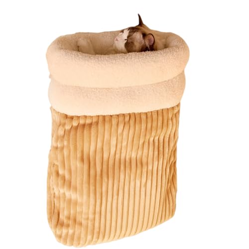 DIDILLX Winter-Katzen-Plüsch-Einlagen, weich, groß, Katzenbett, bequeme Liege, Schlafsack, für Wärme, kaltes Wetter, Rückzugsort für Katzen DIDILLX Winter-Katzen-Plüsch-Einlagen, weich, groß, Katzenbett, bequeme Liege, Schlafsack, für Wärme, kaltes Wetter, Rückzugsort für Katzen von DIDILLX