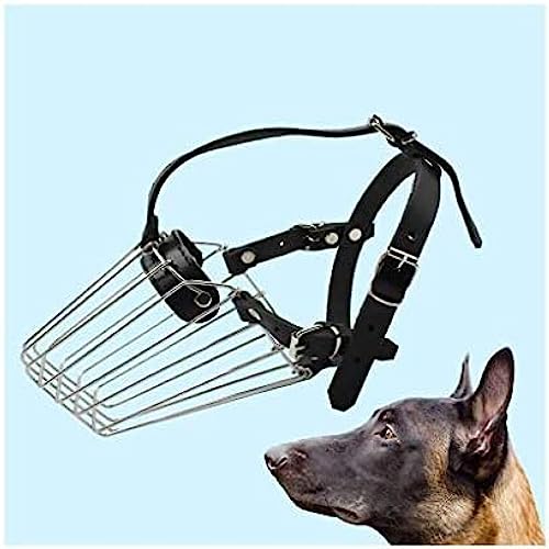 Korbmaulkorb Für Große Hunde, Edelstahl, Metall, Hundemaske, Verstellbare Lederriemen, Für Deutscher Schäferhund, Belgischer Malinois,Belgischer Malinois,Constructive23 Korbmaulkorb Für Große Hunde, Edelstahl, Metall, Hundemaske, Verstellbare Lederriemen, Für Deutscher Schäferhund, Belgischer Malinois,Belgischer Malinois,Constructive23 von DIE