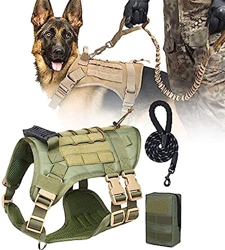 Taktische Hundetrainingsweste, Militärgeschirr, Verstellbares Hunde-Wandergeschirr, Arbeitsweste Für Mittelgroße Hunde, Taktische Haustierausrüstung.,AUS,L,Constructive23 von DIE