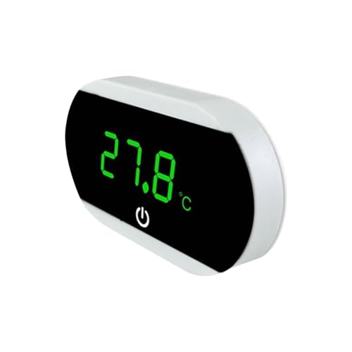 DIEKE LED-Thermometer für Aquarien, kleine Größe, Temperaturmessgerät, Alarm mit LED-Bildschirm, zum Aufkleben für Aquarium, Thermometer DIEKE LED-Thermometer für Aquarien, kleine Größe, Temperaturmessgerät, Alarm mit LED-Bildschirm, zum Aufkleben für Aquarium, Thermometer von DIEKE