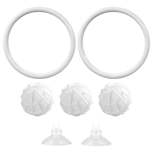 DIEKE Nitrifizierendes Aquarium-Set mit Bettas-Trainingsringen und Saugnapf-Basis für Aquatics Haustiergesundheit Fischanreicherung Aquarien Filter DIEKE Nitrifizierendes Aquarium-Set mit Bettas-Trainingsringen und Saugnapf-Basis für Aquatics Haustiergesundheit Fischanreicherung Aquarien Filter von DIEKE
