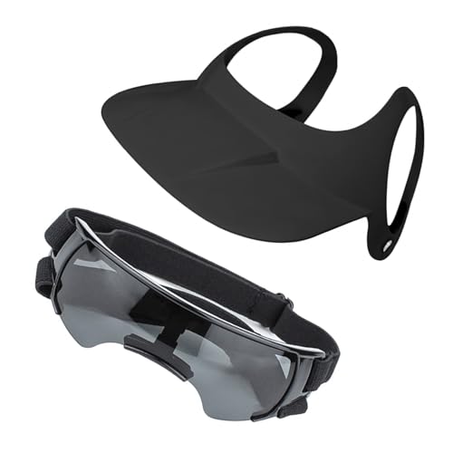 Set mit Schutzbrille und Helmen für kleine Hunde, Sonnenschutz, Hut für kleine Hunde, bequeme Fahrradbrille für Haustiere Set mit Schutzbrille und Helmen für kleine Hunde, Sonnenschutz, Hut für kleine Hunde, bequeme Fahrradbrille für Haustiere von DIEKE