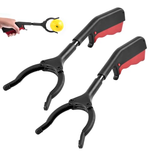 DIELOVEHUA 2 Stück Kinder Greifzange, Greifer für Senioren, Kurz MüLlgreifer, Multifunktionale Müllzange, Müllgreifer, Tragbare MüLlsammelzange, für Abfallsammlung DIELOVEHUA 2 Stück Kinder Greifzange, Greifer für Senioren, Kurz MüLlgreifer, Multifunktionale Müllzange, Müllgreifer, Tragbare MüLlsammelzange, für Abfallsammlung von DIELOVEHUA