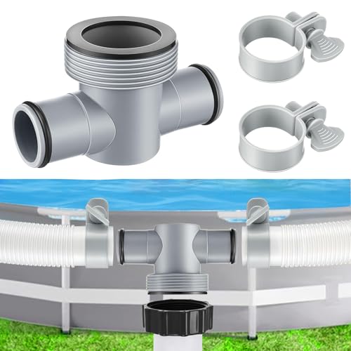 DIELOVEHUA Pool Schlauchverbinder 32mm auf 38mm, T-Stück Schlauchverbinder, 32mm auf 38mm, T-Stück Pool Schlauchverbinder, Pool Schlauchverbinder Verlängerung für Filterpumpen Ersatz Zubehör DIELOVEHUA Pool Schlauchverbinder 32mm auf 38mm, T-Stück Schlauchverbinder, 32mm auf 38mm, T-Stück Pool Schlauchverbinder, Pool Schlauchverbinder Verlängerung für Filterpumpen Ersatz Zubehör von DIELOVEHUA