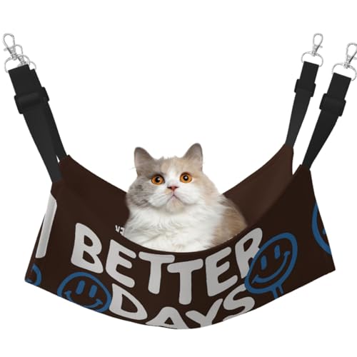 Better Days Ah mittelgroße Käfig-Hängematte zum Aufhängen, weiches Bett für Kätzchen, Frettchen, Welpen oder kleine Haustiere von DIEzig