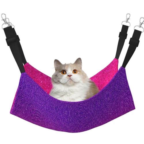 DIEzig Hängematte, mit Pailletten, glitzernd, mittelgroß, weiches Bett für Kätzchen, Frettchen, Welpen oder kleine Haustiere von DIEzig