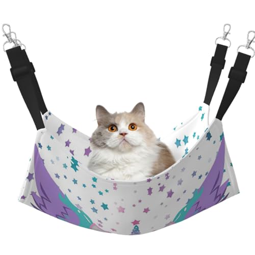 DIEzig Purple Wings Hängematte, mittelgroß, weiches Bett für Kätzchen, Frettchen, Welpen oder kleine Haustiere von DIEzig