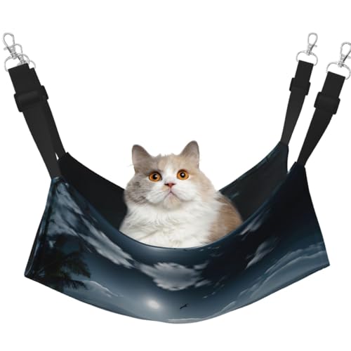 DIEzig Sea Moon Hängematte, mittelgroß, weiches Bett für Kätzchen, Frettchen, Welpen oder kleine Haustiere von DIEzig