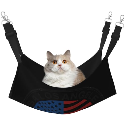 DIEzig Usa Los Angele Hängematte, mittelgroß, weiches Bett für Kätzchen, Frettchen, Welpen oder kleine Haustiere von DIEzig