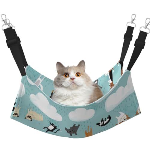 Hängematte, für Katzen und Hunde, mittelgroß, weiches Bett für Kätzchen, Frettchen, Welpen oder kleine Haustiere von DIEzig