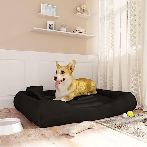 DIGBYS Hundekissen mit Kissen schwarz 115x100x20 cm Oxford-Stoff von DIGBYS