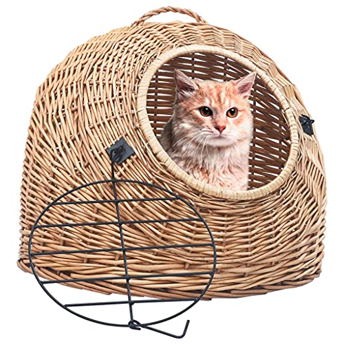 Katzentransporter 60x45x45cm Naturweide von DIGBYS