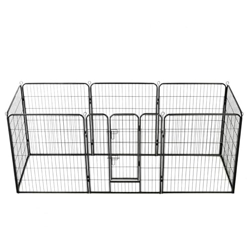 DIGIPLASTICS Ezooza Bytom Rundes Laufgitter für Hunde, mit 8 Stahlpaneelen, je 80 x 100 cm DIGIPLASTICS Ezooza Bytom Rundes Laufgitter für Hunde, mit 8 Stahlpaneelen, je 80 x 100 cm von DIGIPLASTICS