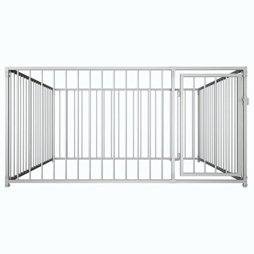 DIGIPLASTICS Ezooza Poznan Hundezaun für den Außenbereich aus hochwertigem verzinktem Stahl 200 x 200 x 100 cm Farbe Metall DIGIPLASTICS Ezooza Poznan Hundezaun für den Außenbereich aus hochwertigem verzinktem Stahl 200 x 200 x 100 cm Farbe Metall von DIGIPLASTICS