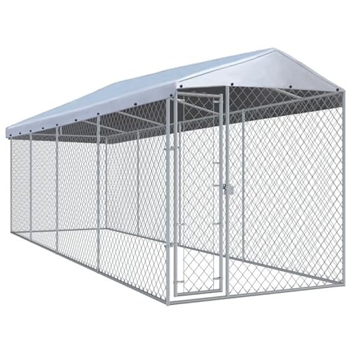 DIGIPLASTICS Ezooza Setter Golden Hundegehege für Hunde, mit Vordach, 760 x 190 x 225 cm DIGIPLASTICS Ezooza Setter Golden Hundegehege für Hunde, mit Vordach, 760 x 190 x 225 cm von DIGIPLASTICS