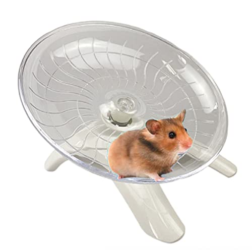 Hamsterrad – Hamsterspielzeug, Hamster-Fliegende Untertasse, geräuschloses Laufrad für Hamster, Rennmäuse und andere kleine Haustiere, geräuschloses Laufrad, Hamsterrad von DIIDIIFF
