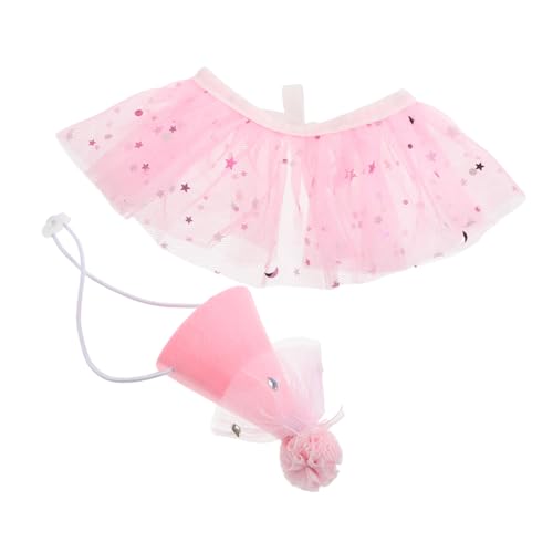 DIKACA 1 Satz Katzen und Hundebirthday Accessoires mit Hut Bandana und Funkelndem Rock Süßes Party Set für Fotorequisiten und Feierlichkeiten für Kleine und Katzen DIKACA 1 Satz Katzen und Hundebirthday Accessoires mit Hut Bandana und Funkelndem Rock Süßes Party Set für Fotorequisiten und Feierlichkeiten für Kleine und Katzen von DIKACA