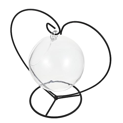 DIKACA 1 Set Hängendes Glaskugel Eisengestell Einfacher Hängeständer Ständer Hängendes Pflanzgefäß Display Drahtornamente Für Den Innenbereich Bastelornament Für Die Form Der DIKACA 1 Set Hängendes Glaskugel Eisengestell Einfacher Hängeständer Ständer Hängendes Pflanzgefäß Display Drahtornamente Für Den Innenbereich Bastelornament Für Die Form Der von DIKACA