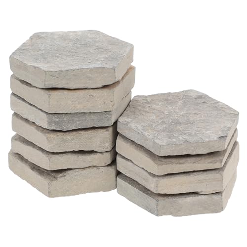 DIKACA 10 Stück Aquarium Dekorative Steine für Schildkröten Natürliche Felsplatten für Terrarien und Aquarien Einfacher Aufbau Pflegeleicht Design Versteck für Aquarientiere DIKACA 10 Stück Aquarium Dekorative Steine für Schildkröten Natürliche Felsplatten für Terrarien und Aquarien Einfacher Aufbau Pflegeleicht Design Versteck für Aquarientiere von DIKACA