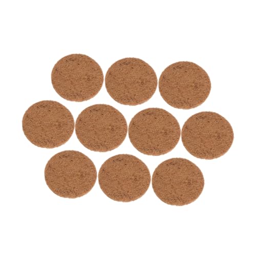 DIKACA 10 Stück Atmungsaktive Kokosfaser Taubennestmatten Umweltfreundliche Nistunterlagen für Tauben Wachteln und Kleine Vögel Langlebige Nestpads Leicht Kratzfest von DIKACA