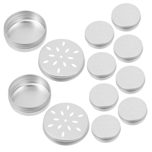 DIKACA 10 Stück Teiliges Hundegeruch trainingsset aus Aluminium Stabile Duftdosensammlung zur des Schnüffelns und Stressabbau für Verschiedene Hunderassen Beim Professionellen von DIKACA
