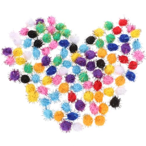 DIKACA 100 Stück Pom Poms für Katzen Flauschige Bälle Mischfarben für DIY Bastelprojekte Kreative Dekorationen DIKACA 100 Stück Pom Poms für Katzen Flauschige Bälle Mischfarben für DIY Bastelprojekte Kreative Dekorationen von DIKACA